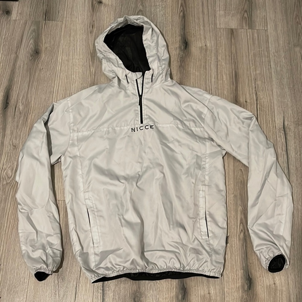 Nicce Men’s Gray Windbreaker